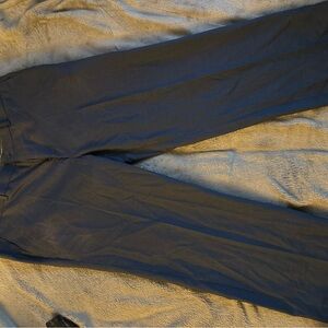 Linea Naturale Luxe Pants Mens 40x32 Black 100% Wool Flat Front Made in Italy
